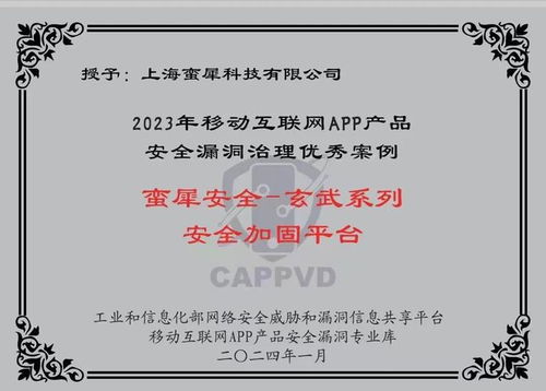 蠻犀安全榮譽(yù)入選CAPPVD漏洞庫(kù)技術(shù)支撐單位，共筑工業(yè)互聯(lián)網(wǎng)數(shù)據(jù)服務(wù)安全防線(xiàn)